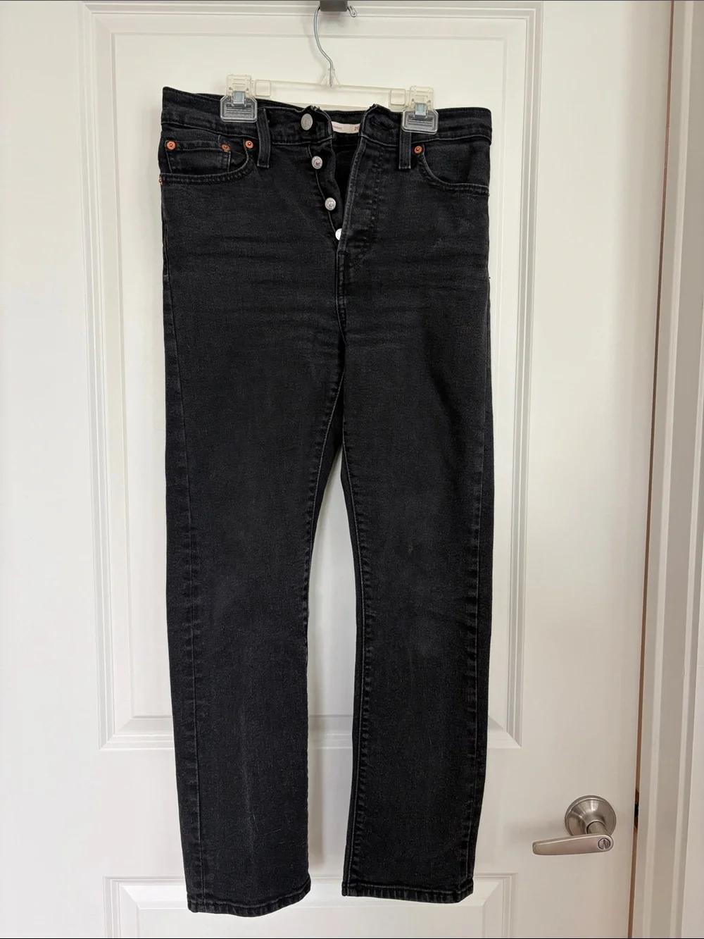 Levi's Black Straight-Leg Women's Jeans